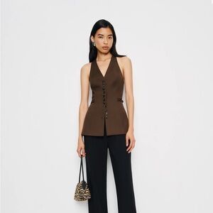 NWT Reformation Brown Vest